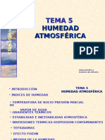 Tema5 HUMEDADATMOSFERICA