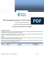 Functionality Doc Fleet Management App Version1