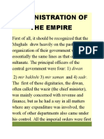 Administration of the Empire