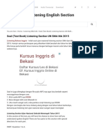 Soal (Test Book) Listening Section UN SMA MA 2015 - Listening English Section