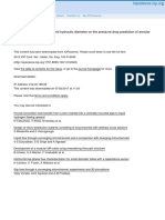 The Influence of The Equivalent Hydraulic Diameter On The Pressure Drop Prediction of Annular Test Section