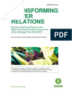Transforming Power Relations: Mid-Term Synthesis Report For The Right To Be Heard Outcome Area of The Oxfam Strategic Plan 2013-2019