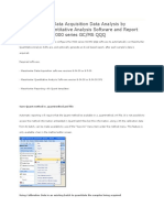 Automatic Post Data Acquisition Data Analysis by MassHunter Quantitative Analysis Software and Report Printing