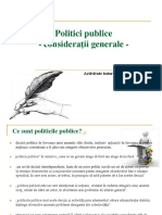 Politici Publice - Sinteza Dezbaterii