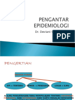 Pengantar Epidemiologi