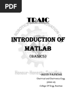 MATLAB Basics