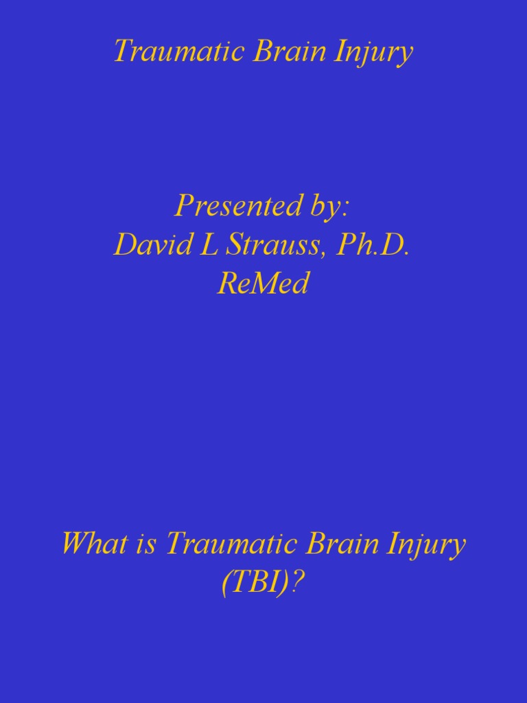 Traumatic Brain Injury 1 | PDF | Traumatic Brain Injury | Concussion