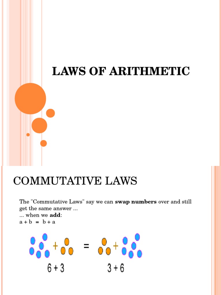 Laws of Arithmetic | PDF