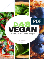 DAB Vegan: Starters, Snacks, Main Dishes and Desserts