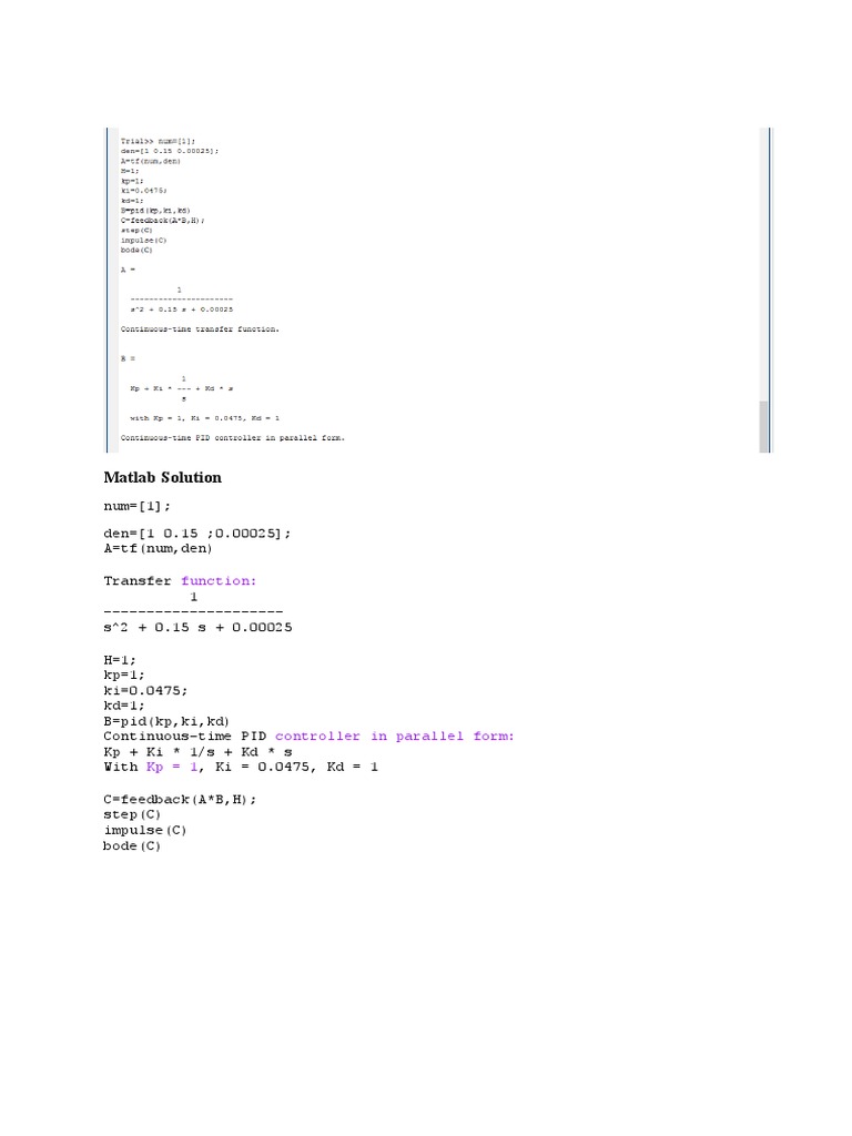Matlab Solution Moon | PDF | Teaching Methods & Materials