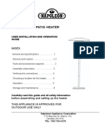 Natural Gas Patio Heater: Index