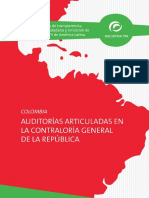 Informe Auditorías Articuladas en La Contraloría General de La República Colombia