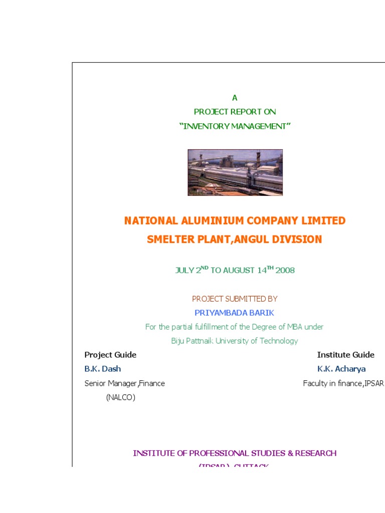 Project On Inventory Management2 | PDF