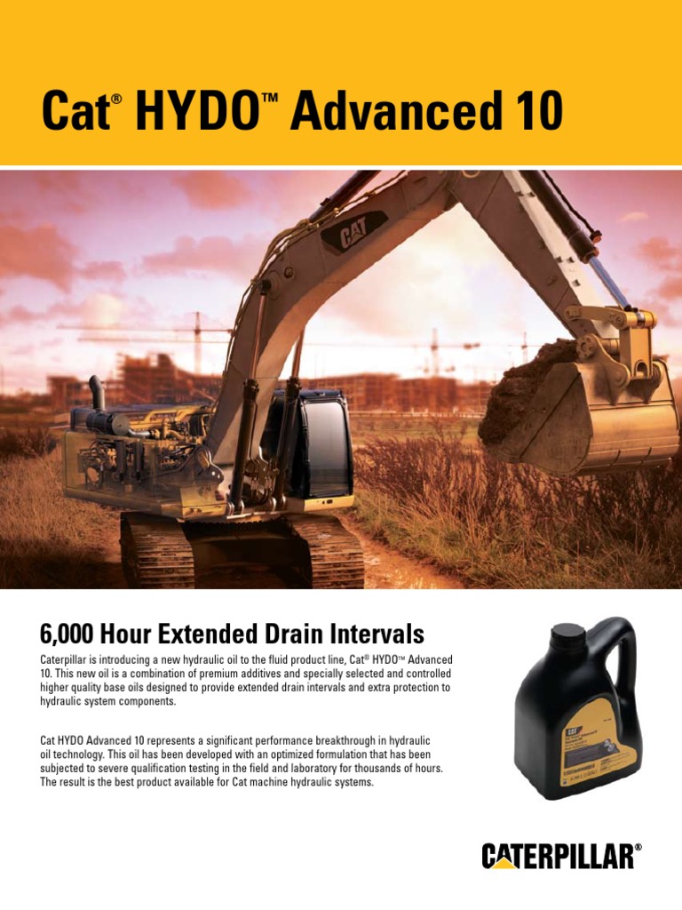 Tds-Cat Hydo Advanced 10 PDF | PDF | Motor Oil | Wear