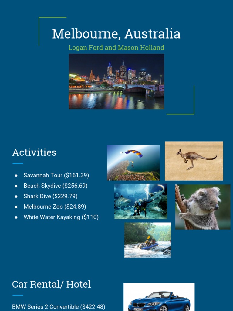 MELBOURNE TRAVEL GUIDE PDF visual data 6