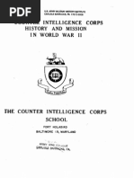 WWII Counter Intelligence Corps