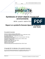 D2.3 - Report on symbIoTe Domain-Specific Enablers and Tools