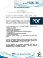 Actividad de Aprendizaje Unidad 4 Realizacion Del Informe y Procedimiento de Auditoria PDF
