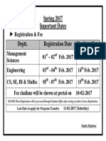 Important Dates Online Registration Sp-17 (1) 1