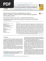 Aaa - Characterization and Process Optimization of Castor Oil PDF