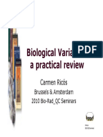 Biological Variation, A Practical Review, DR C. Ricos PDF