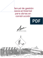 Manual de Gestión Socio-Ambiental para Obras en Construcción