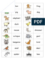 Animal Dominoes Game Instructions