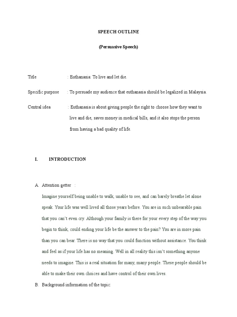Arguments for euthanasia essay image