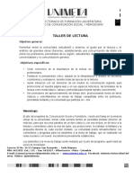 Taller de Lectura Con Periodista Invitado.