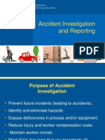 Accident Investigation and Reporting: Department of Civil Engineering National Institute of Technology Rourkela