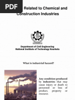 Hazards Related To Chemical and Construction Industries