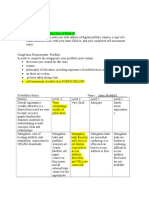 Website Portfolio Rubric