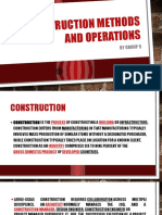 Group 5 Construction Methods and Operations