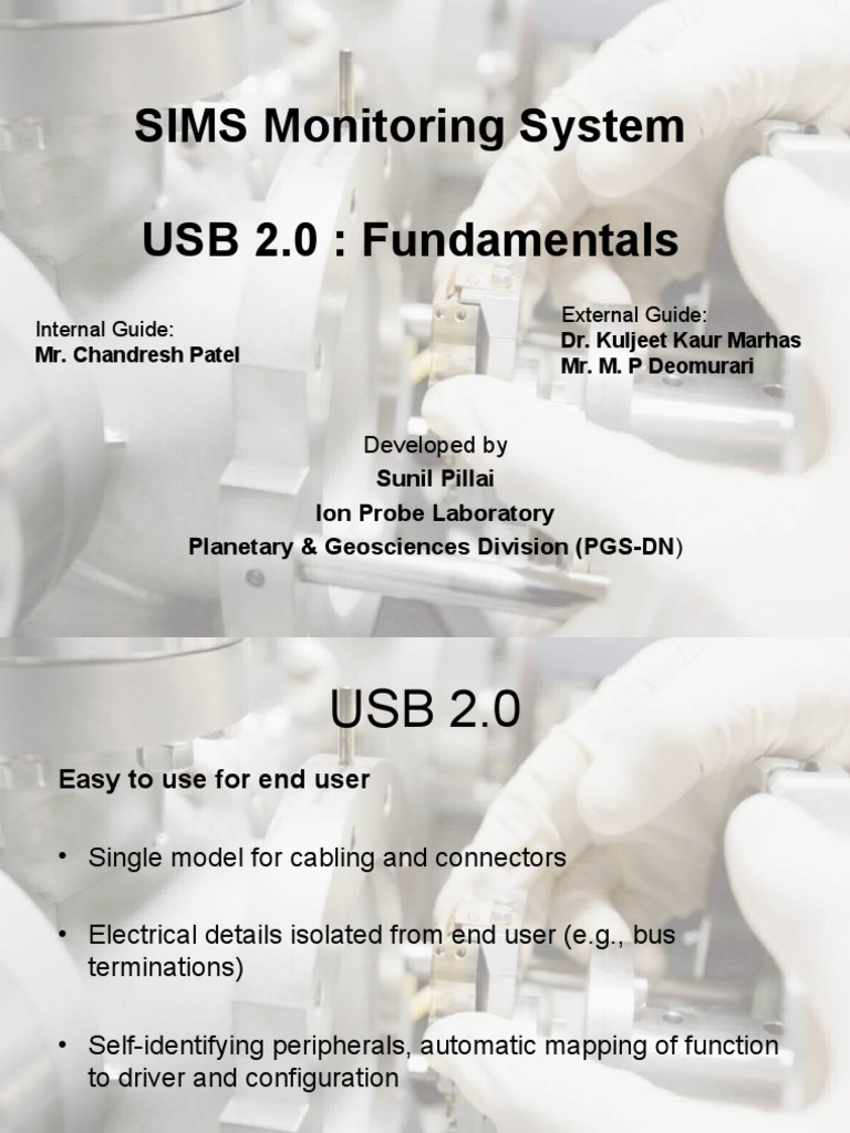 SIMS Monitoring System USB 2.0: Fundamentals | PDF | Usb ...