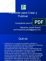 Publisher para Crear y Publicar