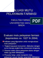 Evaluasi Mutu PF