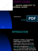 Nishadh: Radical Simplicity To Universal Access