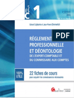 Réglementation Professionnelle Et Déontologie de L'expert-Comptable... 2016 - Gualino PDF