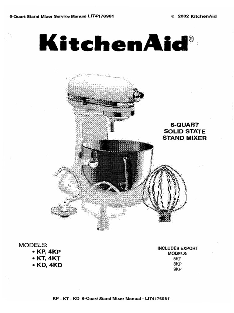 23+ Kitchenaid K5Ss Parts Diagram