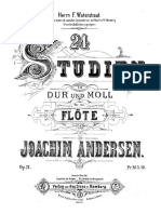 Andersen - 24 Kleine Studien Op.21