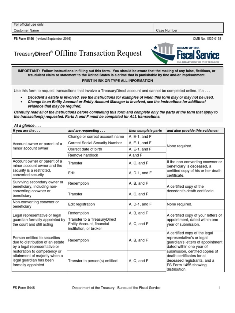 Sav 5446 | PDF | United States Treasury Security | Securities (Finance)