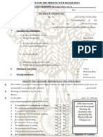 Persons With Disabilities Form