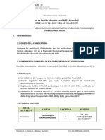 Convocatoria CAS 14 JEC - PSIC 4