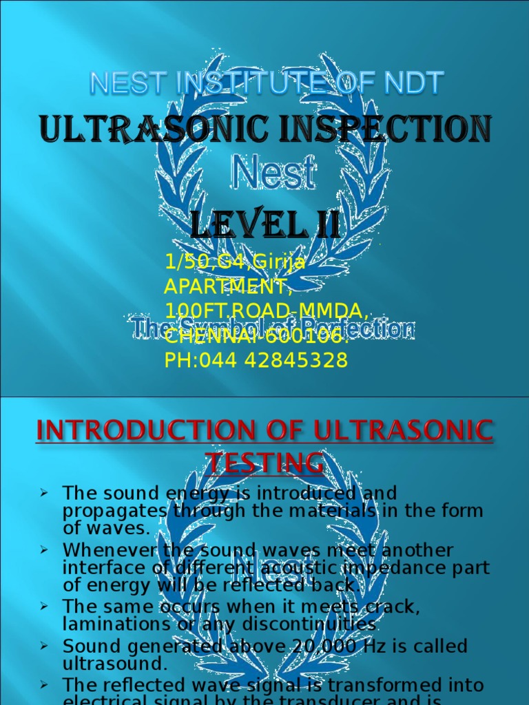 Ultrasonic Testing | PDF | Ultrasound | Waves