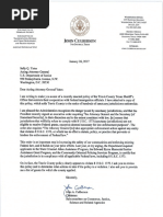 Culberson Letter regarding Travis County Sanctuary Jurisdiction Designation