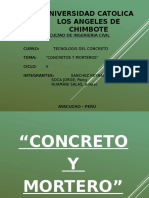 Presentacion de Concreto y Mordeto