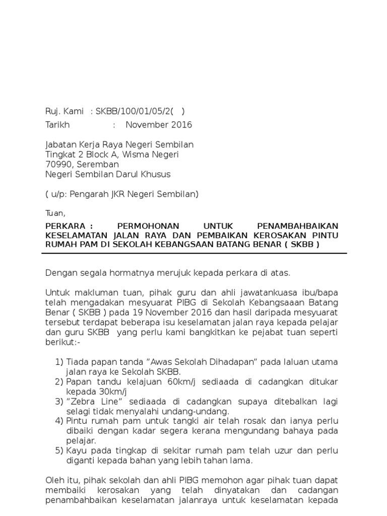 Contoh Surat Panggilan Untuk Membuat Tnc Jkr