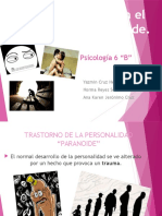 Trastorno de La Personalidad & Esquizoide...