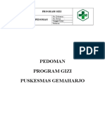 Pedoman Program Gizi