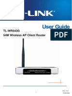 TL-WR543G User Guide